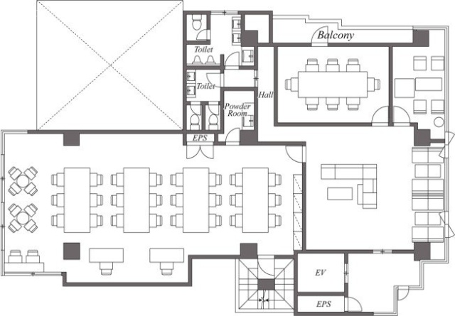 U-biz品川5F 間取り図
