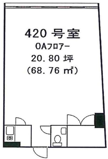 東京セントラル表参道420 間取り図