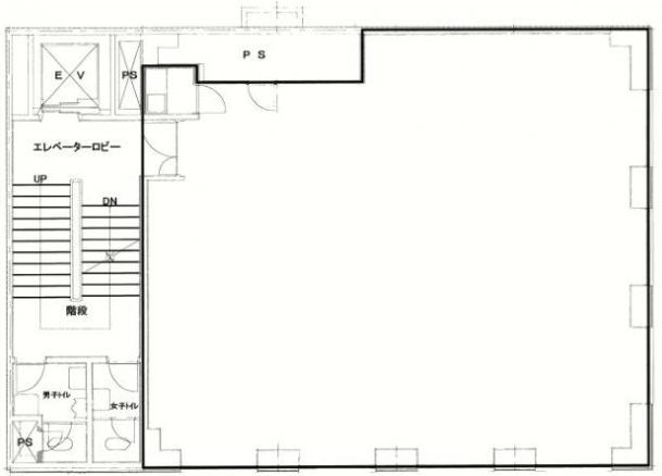 東京銀座第二朝日ビル4F 間取り図