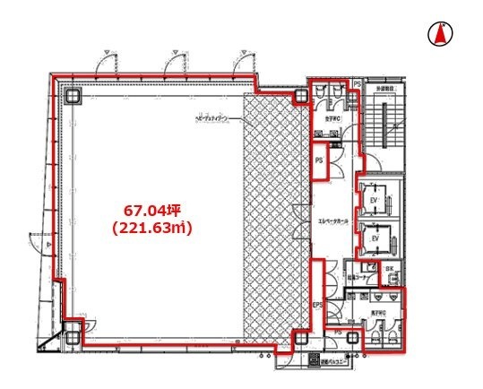 AーRISE神田8F 間取り図