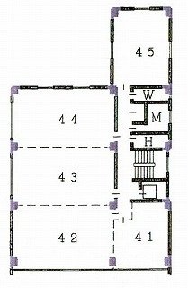 喜助内神田ビル43.44 間取り図
