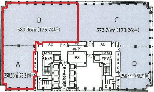 新宿モノリスAB 間取り図