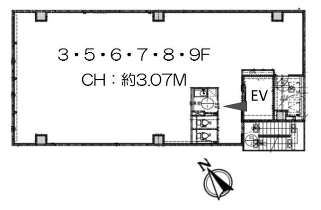 VORT浅草江戸通り6F 間取り図