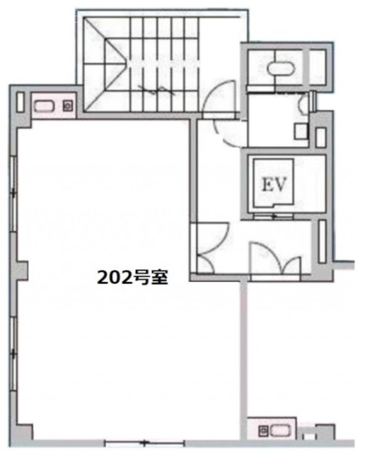東栄ビル202 間取り図