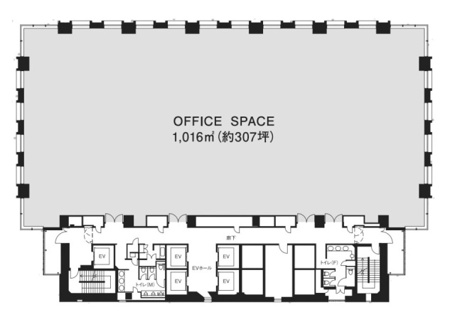 芝浦ルネサイトタワー14F 間取り図