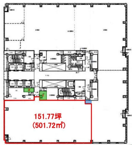新宿マインズタワー7F 間取り図