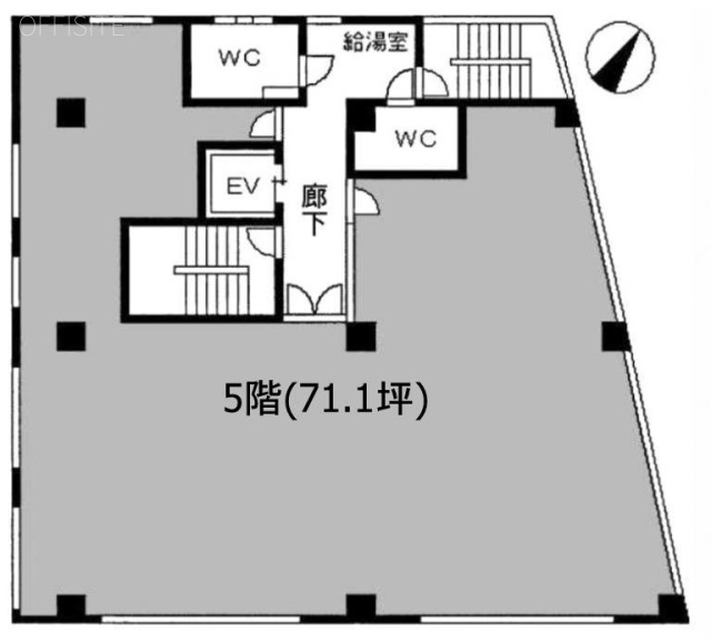 浦野ビル5F 間取り図