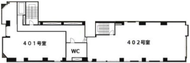 クレール麹町401 間取り図