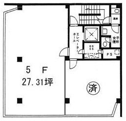 精工ビル5F 間取り図