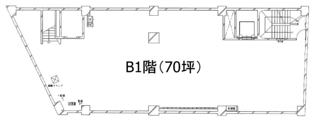 荻窪野村證券ビルB1F 間取り図