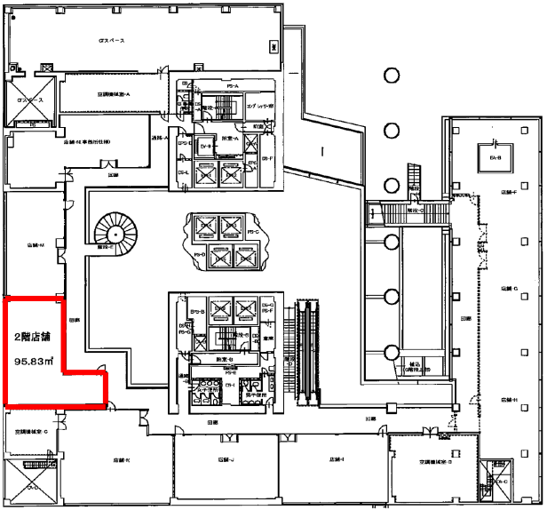 新宿グリーンタワー2F 間取り図