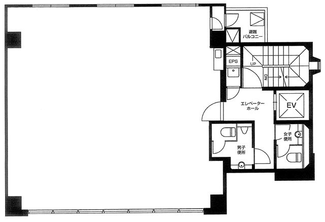 楠本第3ビルA 間取り図