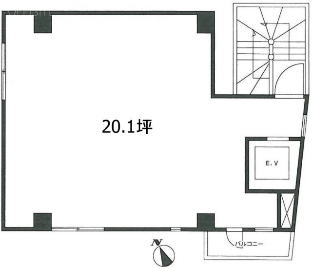 ブラック青山4F 間取り図