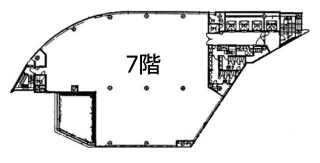 JRE代々木一丁目ビル7F 間取り図