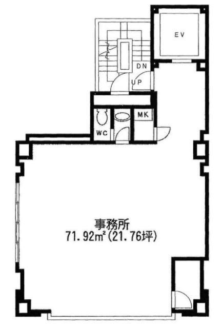 紅谷ビル9F 間取り図