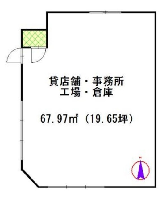 ドミールKANAZAWAビル1F 間取り図
