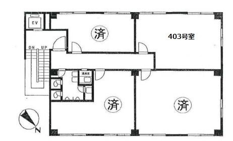 富士ビル403 間取り図