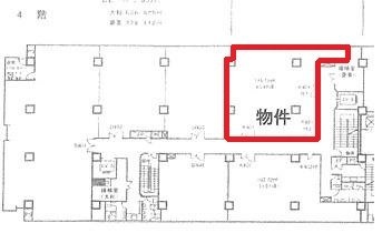 関内中央ビルK401 間取り図