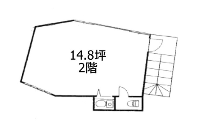 第2三貴ビル2F 間取り図