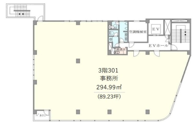MYビル3F 間取り図