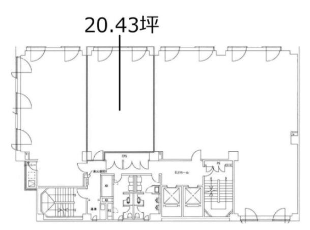 フコク生命横浜ビル8F 間取り図