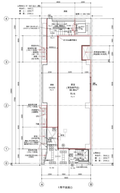 富士ビル1F 間取り図
