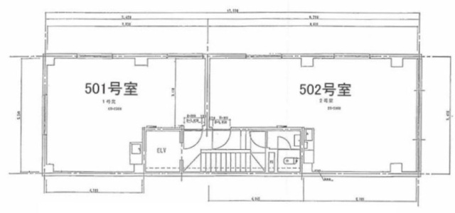 アソルティ新橋502 間取り図