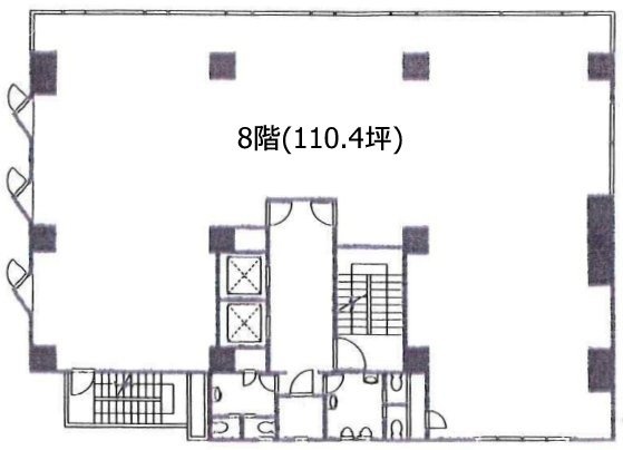 宮前ビル8F 間取り図