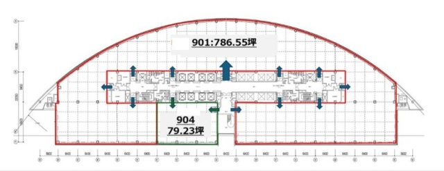 ARCO TOWER(アルコタワー)904 間取り図