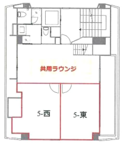 日本橋滄浪閣ビルW 間取り図