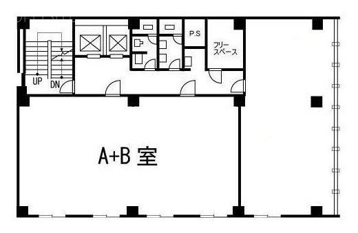 白王ビルAB 間取り図