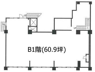 ハイネス野方ビルB1F 間取り図