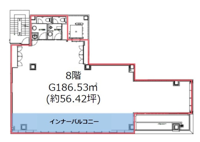 CIRCLES日本橋馬喰町8F 間取り図