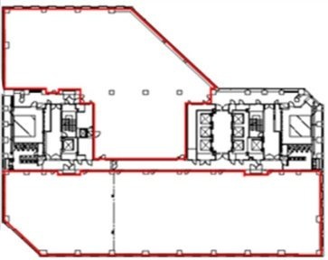 ソリッドスクエア東館18F 間取り図