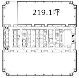 晴海アイランドトリトンスクエアオフィスタワーX棟北 間取り図