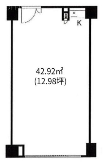 市ヶ谷法曹ビル308 間取り図