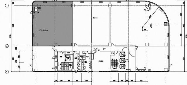 八王子ONビル5F 間取り図