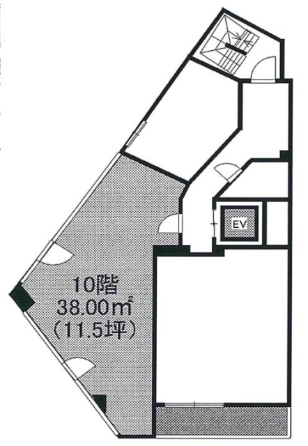 南池袋1丁目1番地ビル1002 間取り図