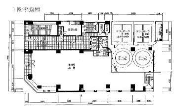 大橋御苑駅ビル1F 間取り図