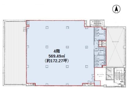 OSビル4F 間取り図