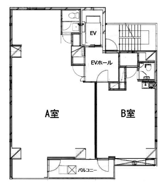 ブロケードビルA 間取り図