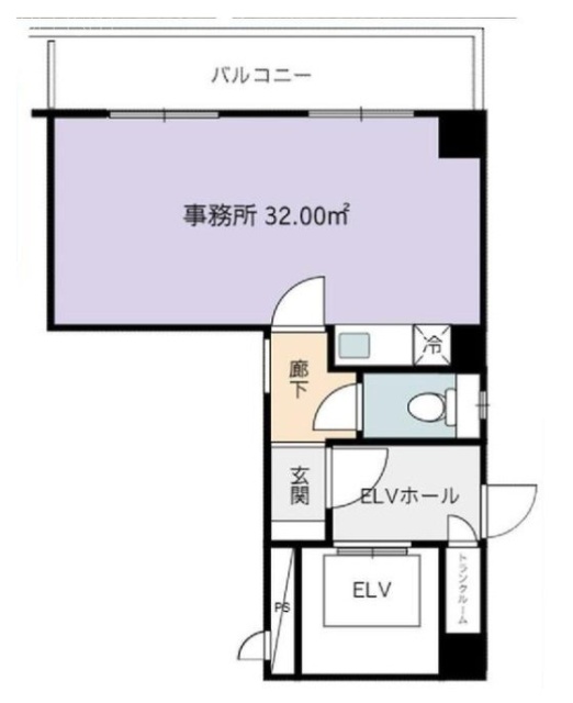 八木ビル501 間取り図