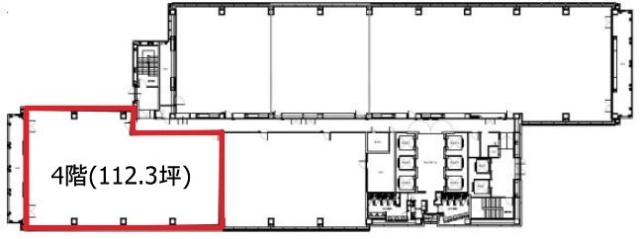 商船三井ビルディング4F 間取り図