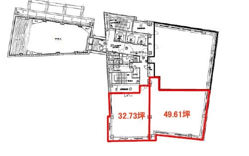 KDX新宿ビル3F 間取り図