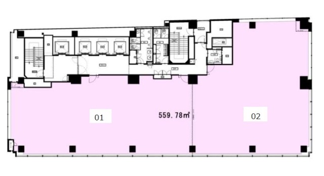 秋葉原フコク生命ビル(旧 秋葉原センタープレイスビル)12F 間取り図