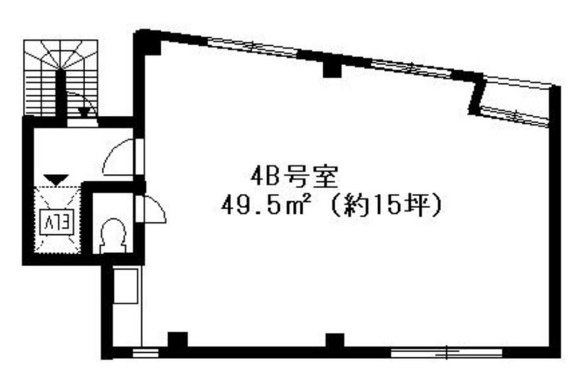 小倉ビルB 間取り図