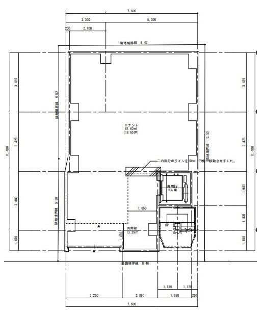 東麻布三丁目ビル1F 間取り図