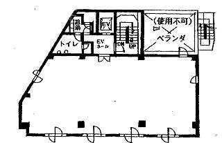 原宿パトリアビル6F 間取り図