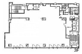 損保ジャパン神田淡路町ビル3F 間取り図