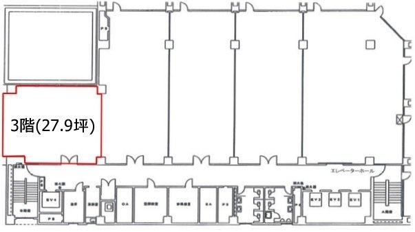松岡セントラルビル3F 間取り図